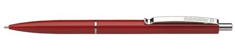 Schneider 944893 K 15 Druckkugelschreiber (dokumentenechte Mine - Strichstärke M) Schreibfarbe: rot