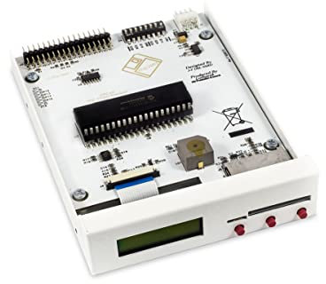 Sintech HxC SD Floppy Emulator Rev. F mit Gehäuse, weiß