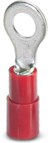 PHOENIX CONTACT C-RCI 1.5/M4 Ringkabelschuh, 0.5mm²-1.5mm² Querschnitt, M4 Gewindegröße, Rot, 100 Stück