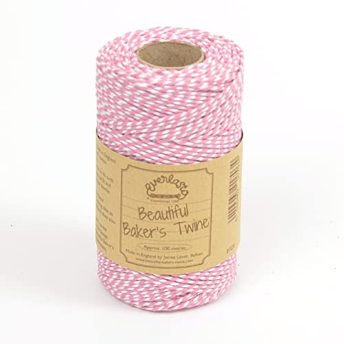 EVERLASTO Bobinas de Cordel Original de 100 m, Rosa Rosa, 2 mm