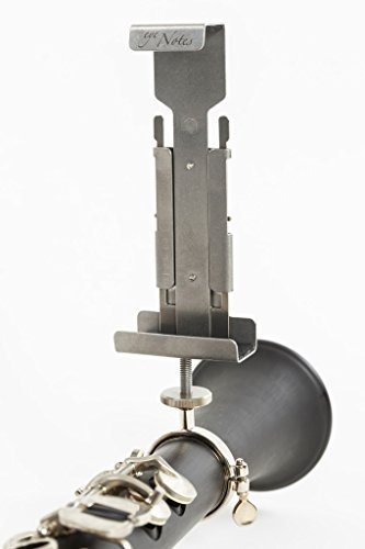 eyeNotes G3000KUE für Klarinette, Marschgabel, Marschgabel, Marschbuchhalter, Notenhalter aus Edelstahl