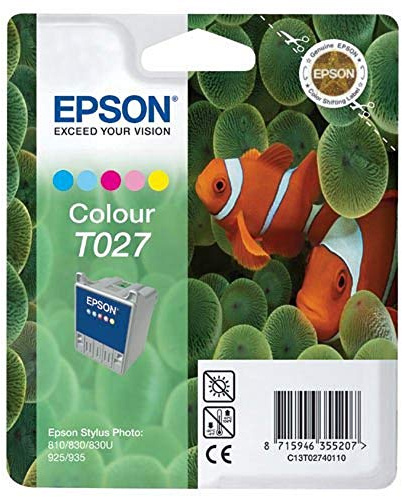 Epson T027 Tintenpatrone Fische, Multipack, 5-farbig
