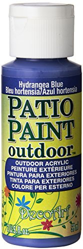 DecoArt Outdoor Acylic Paint, Acrylic, Hydrangea Blue, 59ML