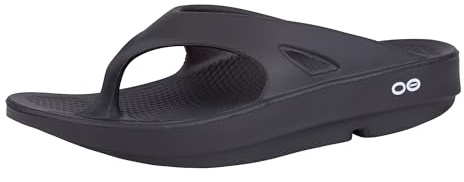 OOFOS OOriginal Recovery Sandal, Black - Women’s Size 15, Men’s Size 13