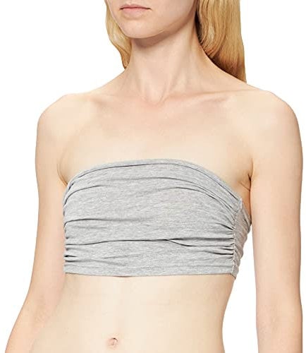 Urban Classics Top da Donna a Fascia, Grigio