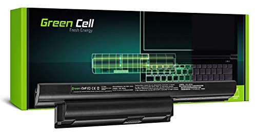 Green Cell® Standard Serie VGP-BPS22 VGP-BPS22A VGP-BPL22 Batería para Sony Vaio PCG-61211M PCG-61611M PCG-71211M PCG-71211V PCG-71212M Ordenador (6 Celdas 4400mAh 11.1V Negro)