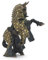Papo -Handbemalt - Figuren -Mittelalter-Fantasy -Pferd des Waffenmeisters Stier-39918-Sammelbar-Für Kinder - Geeignet für Jungen und Mädchen - Ab 3 Jahren