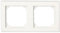 Schneider Electric Merten M-Smart-Rahmen für Steckdosen und Schalter, 2-fach, 8,1cm x 1,4cm, IP20, polarweiss glänzend, Artikelnummer 478219