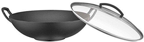 Spring 1692120635 - Wok con tapa de cristal (35 cm)