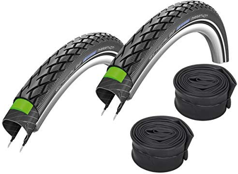 01022817SKAV 2 x Schwalbe Marathon Green Guard + Reflex + Schlauch AV17 32-622