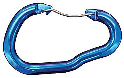 Yak Kajak & Kajak – Kajak Karabina-Haken, 32 mm, Blau