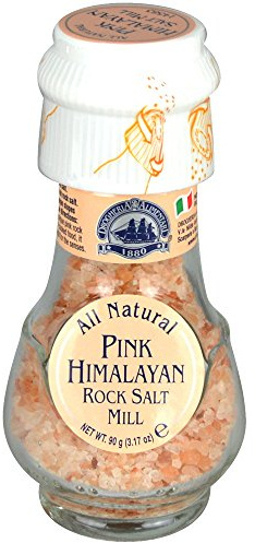 Himalayan Pink Cooking Salt with Built in Grinder Mill 90g
