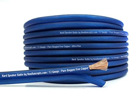 KnuKonceptz Kord Kable 12 Gauge Copper Speaker Wire 30M 100' OFC