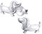 Laimons Mädchen Kids Kinder-Ohrstecker Ohrringe Kinderschmuck Hund Hündchen Jagdhund Dackel süß aus Sterling Silber 925