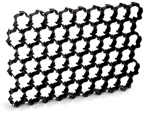 Dalle à gazon noire, 1,1 m², dalle pour paddock, dalle pour gazon et gravier