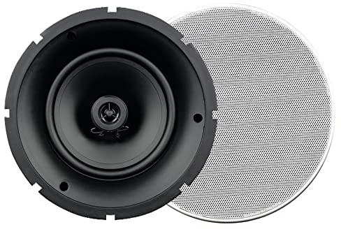 OMNITRONIC CSX-8 Deckenlautsprecher weiß | 2-Wege-Koaxiallautsprecher (Ø 245 mm), LF: 7 HF: 1, 100 V, 30 W RMS