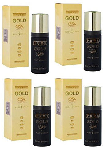 PURE GOLD FOR MEN 4 PACK BY MILTON LLOYD 50ML EAU DE TOILETTE/AFTERSHAVE