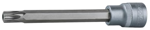 KS Tools 911.3979 3/8 Bit-Stecknuss TX mit Stirnlochbohrung, lang, TB60