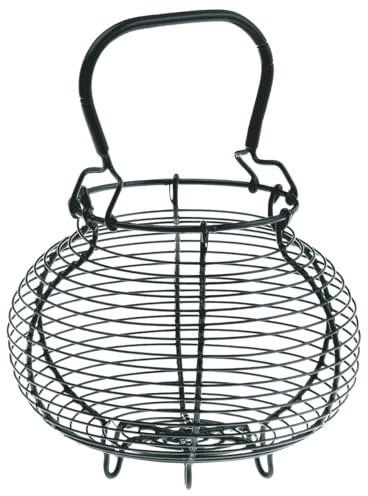 LOUIS TELLIER - Panier à Salade, Corbeille à Oeufs - Idéal pour Essorer sa Salade ou en Décoration - Vieux Fer - Qualité Supérieure - Marque Française