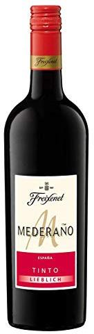 Freixenet Mederaño Tinto Lieblich (1 x 0,75 l) - Lieblicher Rotwein aus Spanien, fruchtig, vollmundig und samtig im Geschmack, ideal zu Gegrilltem oder Käse