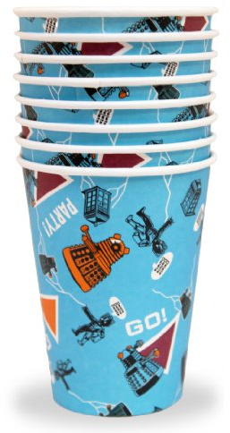 Doctor Who 200ml Party Ware Paper Cups (Pack of 8)