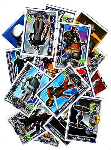 Topps Star Wars Rebel Attax Serie 1 - Deutsche Ausgabe - 50 Basiskarten gemischt