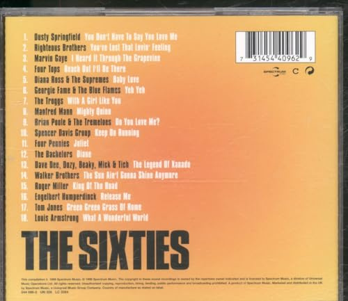 No 1's of the Sixties