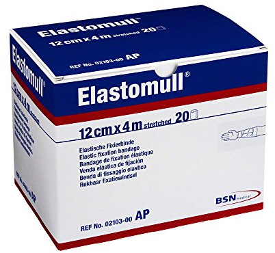 Elastomull 12 cmx4 m 2103 Elastische Fixierbinde, 20 St