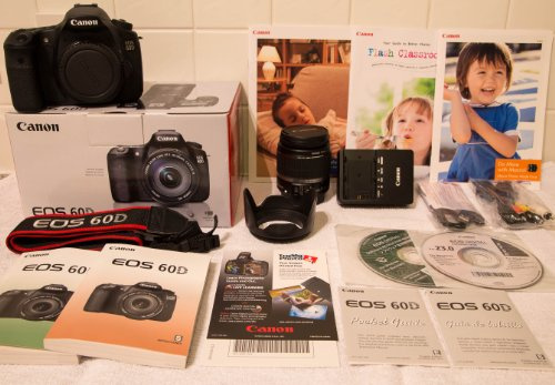 Canon Fotocamera reflex digitale EOS 60D (con kit obiettivo EF-S 18-55 mm f/3.5-5.6 IS II)
