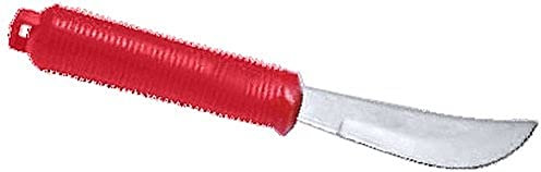 NRS Healthcare Red Handled Cutlery - Rocker Knife