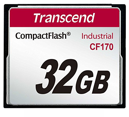 Transcend Industrial CompactFlash memory card - 32 GB, Red (TS32GCF170)