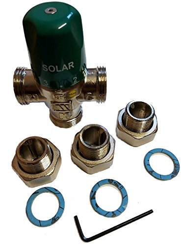 Watts - Mitigeur thermostatique solaire - Mitigeur thermostatique Solaire MMV-S - corps 1 (26/34) Nickelé - Mâle G 1/2 (15/21) -