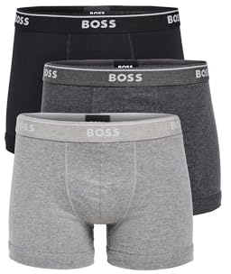 Hugo Boss Men's 3-pack Cotton Brief3 ????????3? ? ?? ???paquete De 3 Calzoncillos De Algodón3 ???????????? ??? Boxer Briefs, Multi Grey/Charcoal/Black, M UK