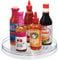 iDesign Organizer cucina, Grande portaspezie girevole in plastica priva di BPA, Porta spezie ideale anche per conserve e altri utensili, trasparente