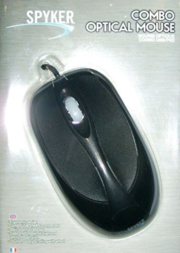 Spyker Souris optique USB-PS2 noire SPY-M309