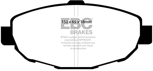 EBC Brakes DP41007R Yellow stuff Brake Pads