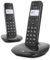 Doro Comfort 1010 Duo Téléphone sans Fil DECT pour Seniors avec Fonction d'Appel Interne/Intercom et Compatible avec Appareils Auditifs (Duo/Noir)