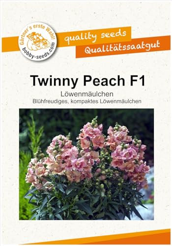Blumensamen Twinny Peach F1 Löwenmäulchen Portion