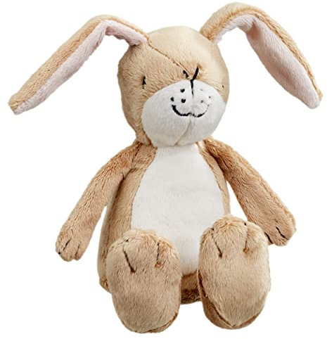 Rainbow Designs Little Nutbrown Hare Rattle Toy – Infant Sensory Toys | Soft Plush Baby Rattle for Newborns