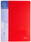 Exacompta - Réf. 88205E - Carton de 20 Protège-documents avec porte étiquette 3 faces Up Line - 20 pochettes - 40 vues - pour A4 - dimensions 24 x 32 cm - couverture en polypro rigide opaque - rouge