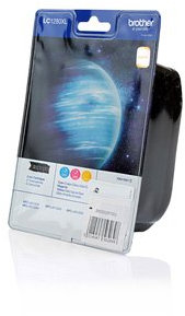 Brother Original LC1280XL /, 3X Premium Drucker-Patrone, Cyan, Magenta, Gelb, 3X 1200 Seiten