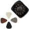 Felt Tones Mini FELM-MT-4 Ukulelen-Plektren, gemischte Dose, natürlich, 4,0 mm x 26,0 mm x 22,0 mm