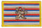 Aufnäher Patch Flagge Deutschland Kurpfalz 1356-1803 - 8 x 6 cm