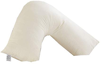 Cream V Pillow Case Soft Polycotton Standard Size Machine Washable Cover