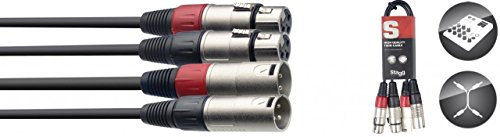 Stagg STC060XMXF Câble Double m. XLR/f - 60cm