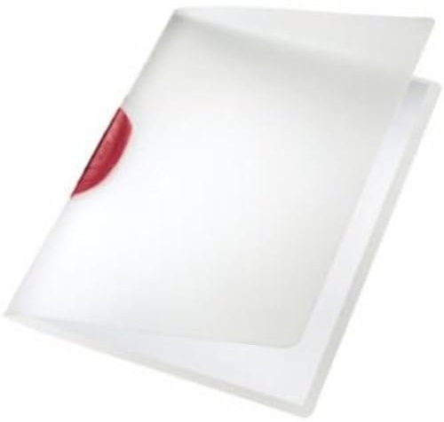 Leitz 41750025 Klemmmappe ColorClip, A4, PP, 6er Packung, rot