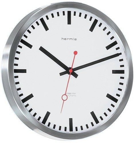 Clockrite Grand Central Quarz-Wanduhr von Hermle
