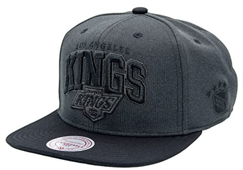 Mitchell & Ness Resist 3D Arch Snapback (NBA/NHL) - Los Angeles Kings, grau-schwarz