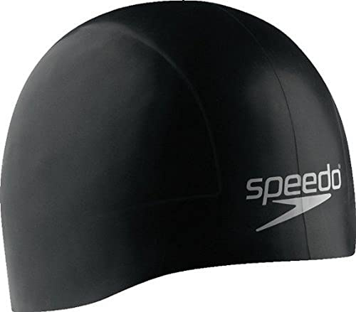 Speedo Speedo Badekappe Aqua V Flat Pack, Unisex, USXAQUAVCAPA, Speedo Black, M