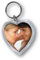 ZEP 1x24 Porte-clé coeur 4x3,8 plastique 7360PD